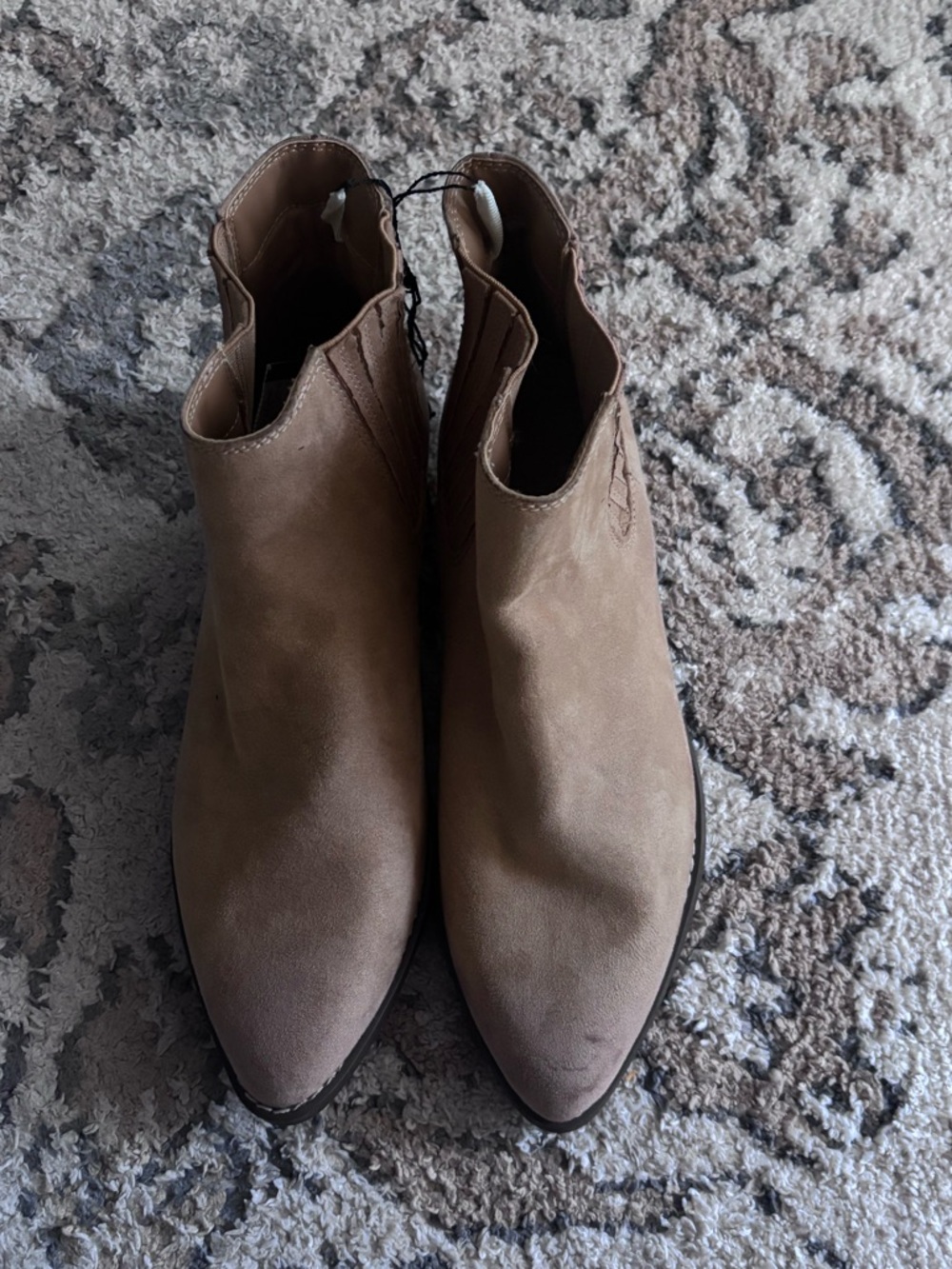 Women's Alena Western Memory Foam Boots - Universal Thread Tan Size 8.5.